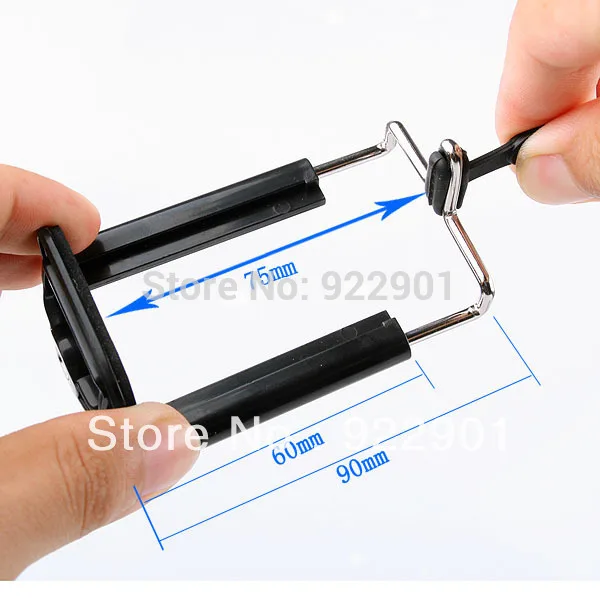 Черный цвет 2 в 1 мини-штатив-подставка для камеры мобильный телефон сотового