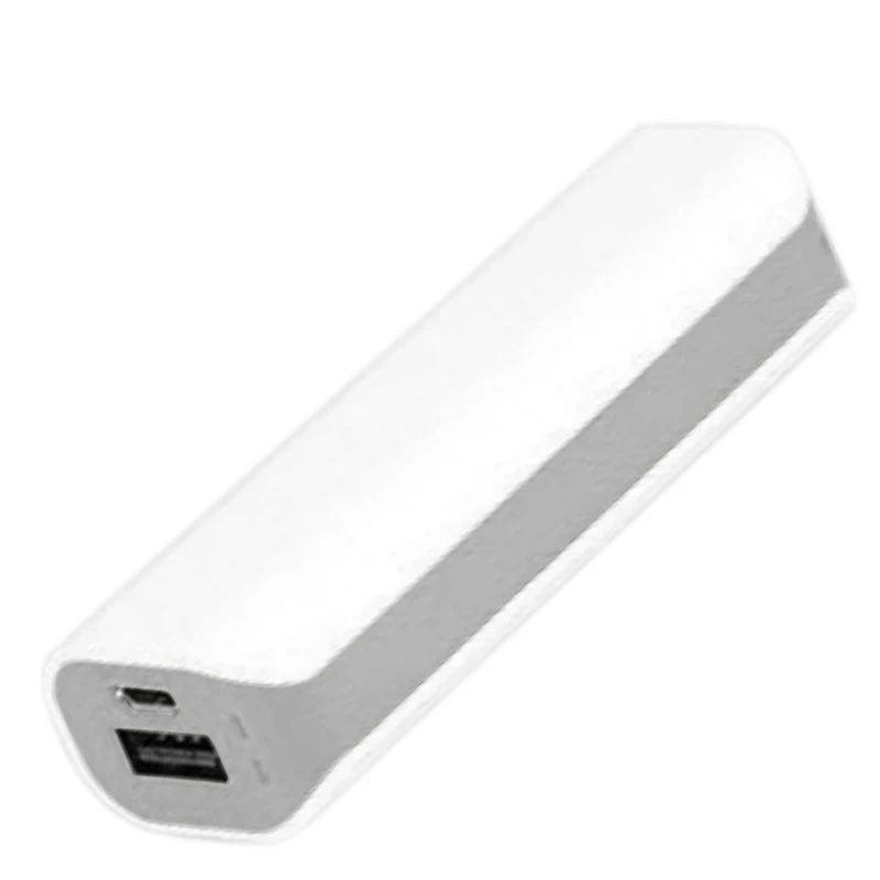 USB 2600 мАч 1x18650 чехол для внешнего аккумулятора зарядное устройство Внешний аккумулятор DIY Box Портативный - Цвет: Grey