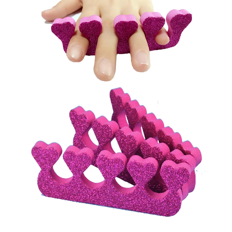 200 шт./лот ЕВА сепаратор мягкая губка Toe Сепаратор Маникюр Салон Инструменты пены