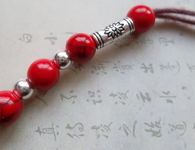 Бусины серебряные в этническом стиле разделители из сплава под тибетское