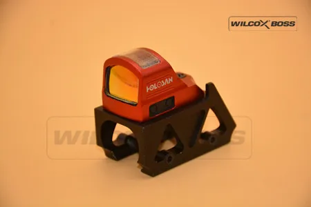 Red with MO2 Mount Солнечный Красный точечный прицел Trijicon RMR Docter голографический прицел с креплениями для 20 мм рельсы для страйкбола - Цвет: Red with MO2 Mount