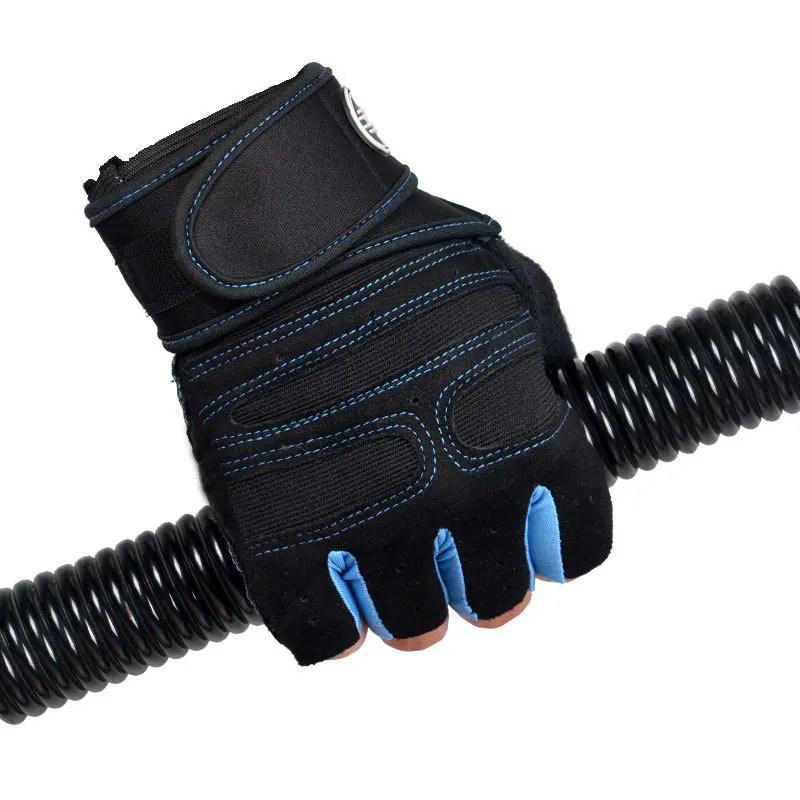 Противоударные велосипедные перчатки с полупальцами противоскользящие дышащие