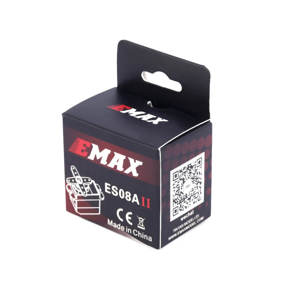 4x EMax 9g Высокочувствительный Mini Sub Micro Servo ES08A 8g ES08 3D RC самолет вертолет ES08MD ES08MA MG90S