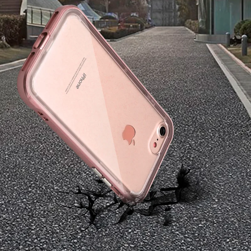 Противоударный двухслойный Гибридный защитный чехол для iPhone 8 6 6s 7 Plus 5S 5 SE X XS