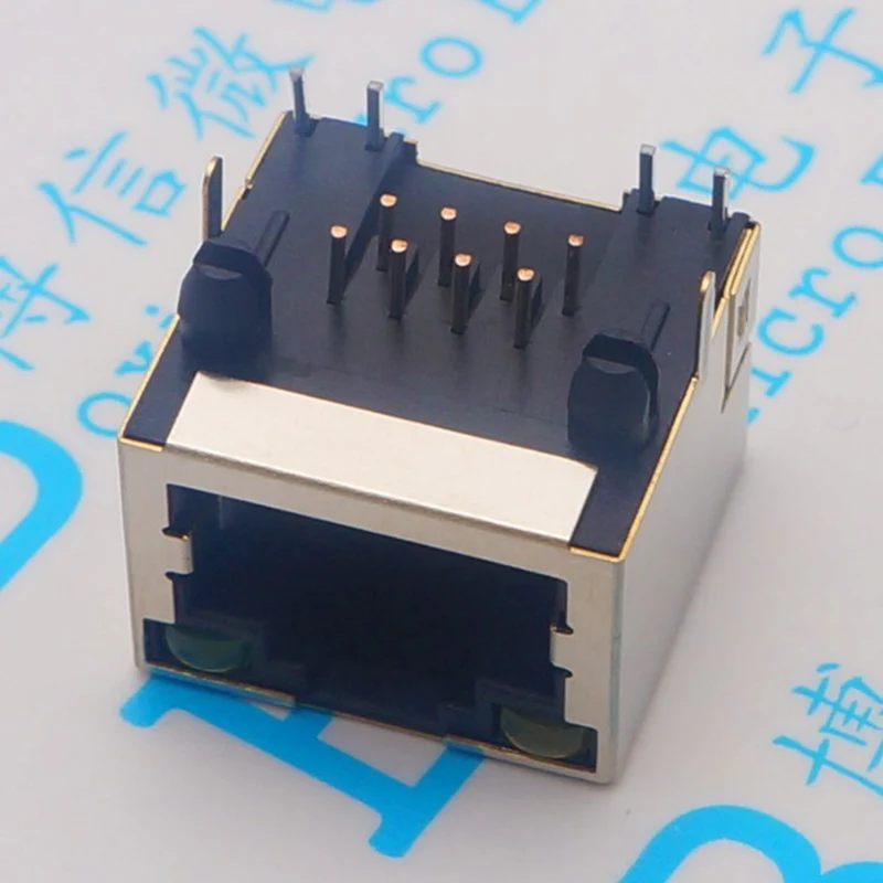 Все медные Разъемы RJ45 с подсветильник кой 56 подсветкой фонарик 8P8C экранированным