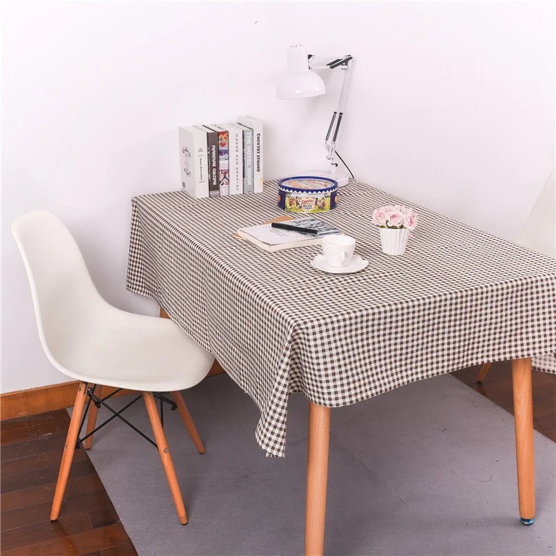 Rural Style Tablecloth Plaids Table Cloth Rectangle Cover Cotton Linen Tablecloths for Home Dinner Tea Tableclothes | Дом и сад