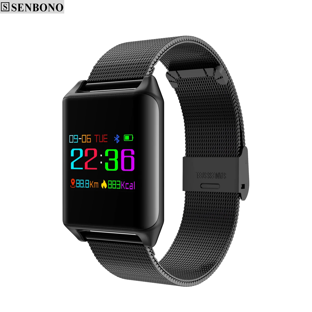 SENBONO M7 красочные OLED экран Спорт smart watch IP67 водонепроницаемый сердечный ритм