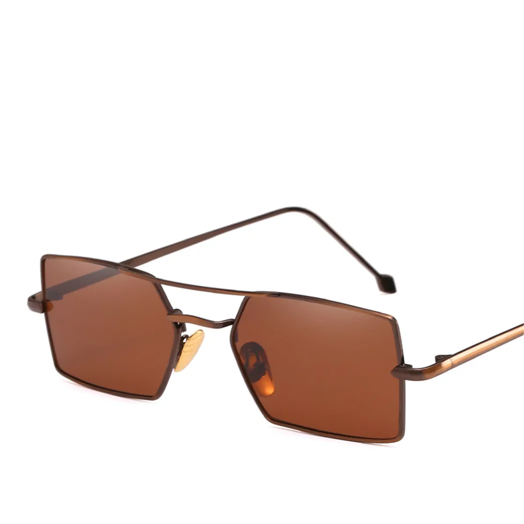 Men&ampWomen Vintage Square Sunglasses Metal Frame Hip Hop Sun Glasses Fashion Brand Designe Cool Star Sunglass Shades Eyewear | Аксессуары