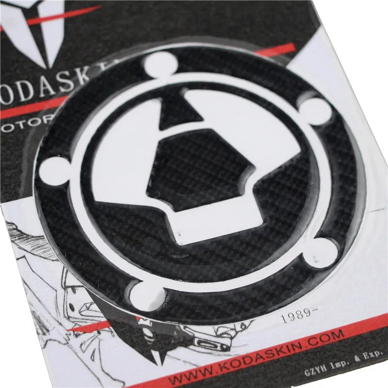 

KODASKIN Motorcycle Carbon Tank Gas Cap Pad Filler Cover Motorbike Stickers Decal Protector for Z750 Z800 Z1000