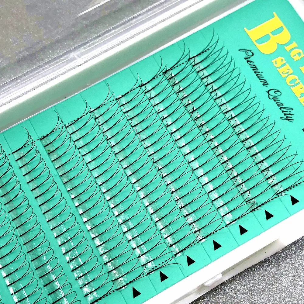 

big eye's secret 2D long stem Premade Fans eyelash extension 8-15mm C/D curl professional natural soft luxury Free Shipping