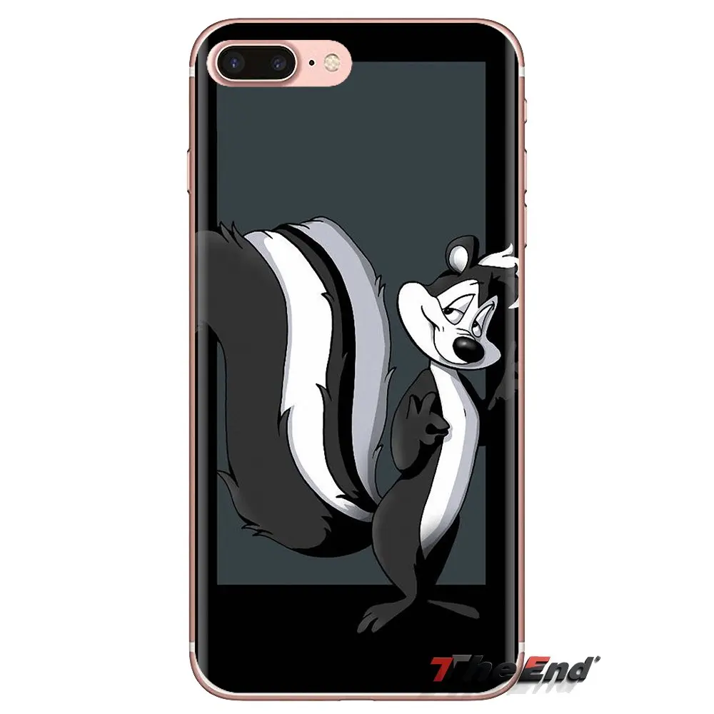 pepe le pew Transparent Soft Shell Covers For Xiaomi Redmi 4A S2 Note 3 3S 4 4X 5 Plus 6 7 6A Pro Pocophone F1 |