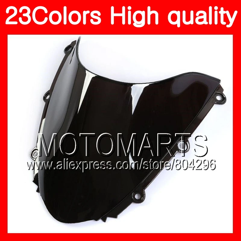 

23Colors Windscreen For HONDA CBR 1000RR CBR1000RR 04 05 CBR1000 RR 04 CBR 1000 RR 2004 2005 Chrome Black Clear Smoke Windshield
