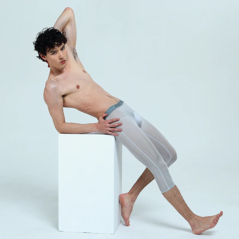 AsiaSkin ледяные шелковые пикантные трусики без следов защита от истирания мужские