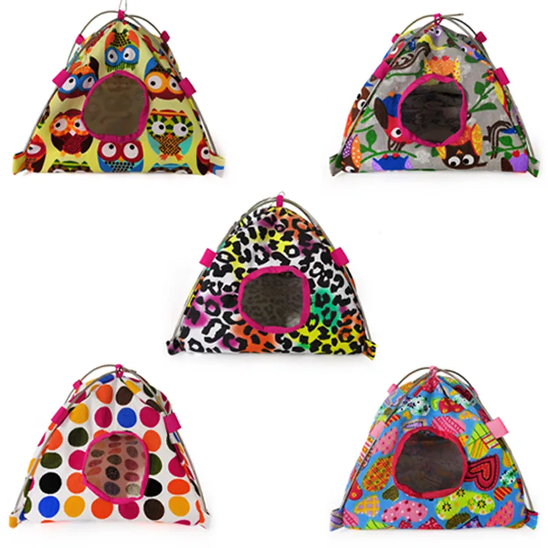 Птичья клетка домик палатка в форме Мягкого кораллового бархата мультяшный