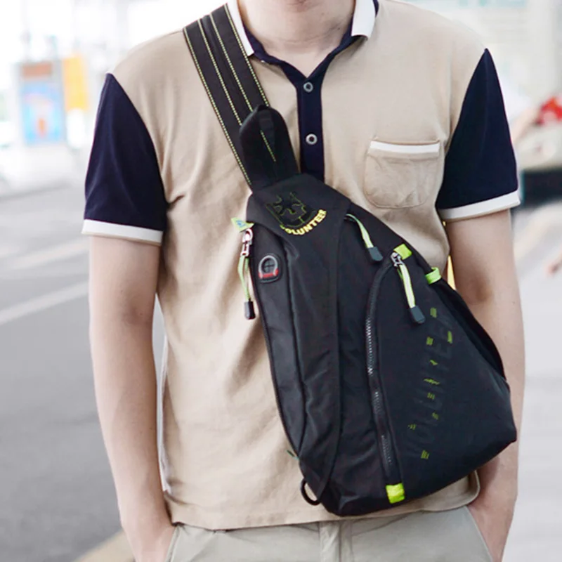 Модный мужской рюкзак из ткани Оксфорд нагрудные мессенджеры дорожные школьные