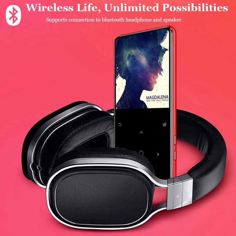 Металлический mp3 плеер HLTON 8 гб Bluetooth сенсорный экран 2 4 дюйма электронная книга