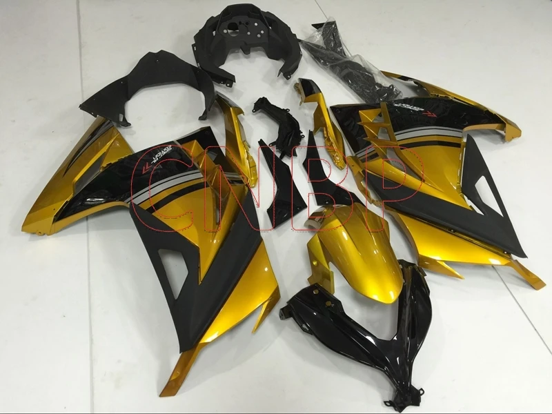 EX 300 Ninja 2013 - 2015 золотой черный обтекатель из АБС-пластика EX300 20...