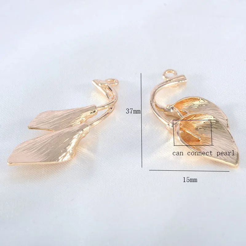 20 шт morning glory charms bricolage 24k позолоченная винтажная подвеска в форме трубы с жемчугом