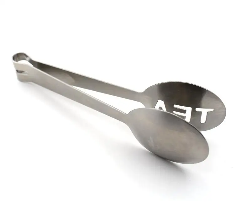 

Reusable Stainless Steel Tea Bag Tongs Teabag Squeezer Strainer Holder Grip Metal Spoon Mini Sugar Clip Tea Leaf Strainer
