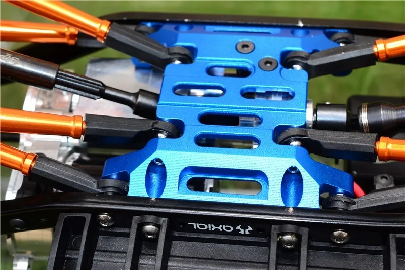 1/10 осевой SCX10 II 90046 сплав коробка передач нижнее Крепление 1 шт набор SCX2038B|Детали и