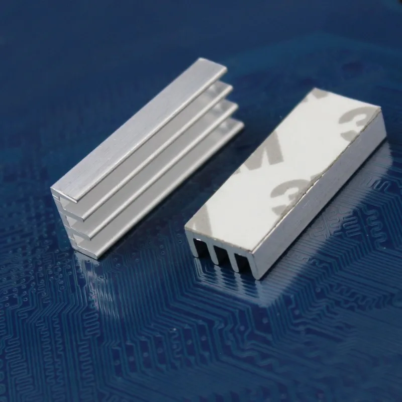 10 шт./лот 30x11x5 мм DIY CPU IC теплоотвод LED экструдированный алюминиевый радиатор |