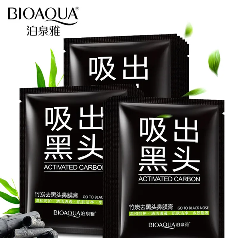 10 шт./лот BIOAQUA маска для ухода за лицом черная средство удаления черных точек