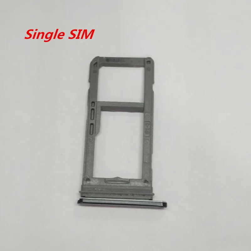 

10PCS/Lot Black Single SIM Micro SD Card Tray Slot Holder Part for Samsung Galaxy S8 G950