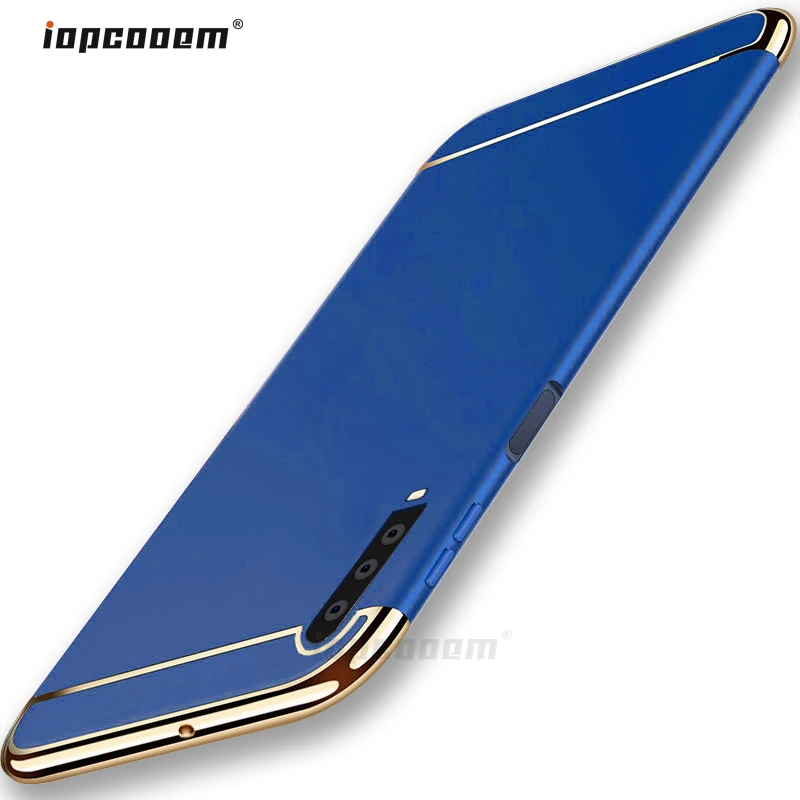 Роскошный чехол 3 в 1 для Samsung Galaxy A7 2018 жесткий накладка из поликарбоната A750 A750F с