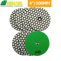 shdiatool 7pcs 4100mm diamond dry polishing pad grit 800 granite marble ceramic flexible sanding disk stone polisher disc