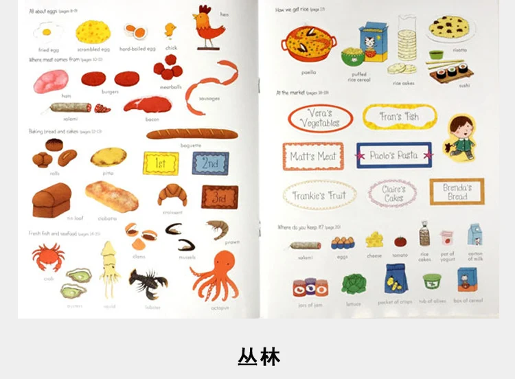 5 книг/набор Usborne Детская английская наклейка с изображением книги-раскраски обучающие книги детские наряды/Рождество/стикеры автомобили