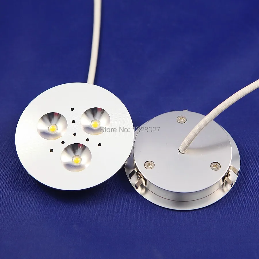 High quality 3X1W 3W Dimmable Led Ceiling light /Led Down / Puck Light warm white/cool white AC 110-240V DC 12V | Лампы и освещение