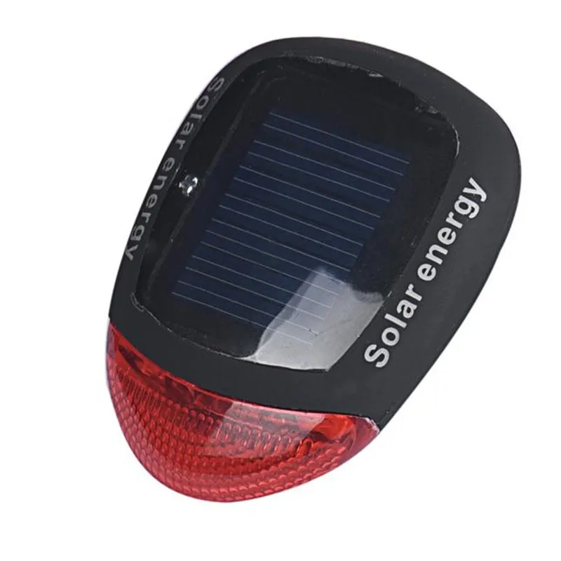 

Waterproof Solar Bicycle Head Lamp Bicycle Flash Safety Light 2 Ultra Bright White LED Bike Light