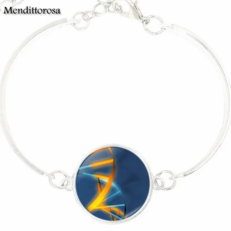 DNA For Schoolgirl Maxi Necklace Fashion Multi Designs Glass Cabochon Ball Chain Bracelet Bangle Jewelry Gifts | Украшения и
