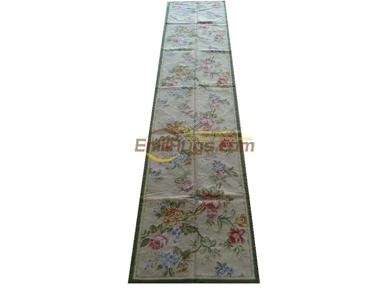 

Hand-woven Plain Carpet New Needle-point Plain Knitting Wool runner Carpet Antique Chinese Hand-made Wool Table Decor
