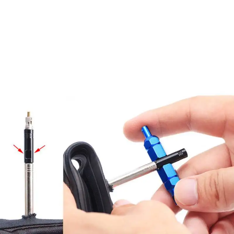 

2019 Bicycle American Valve Core Tool Tire Tube Tire French Nozzle Extension Rod Disassembly Wrench Tool