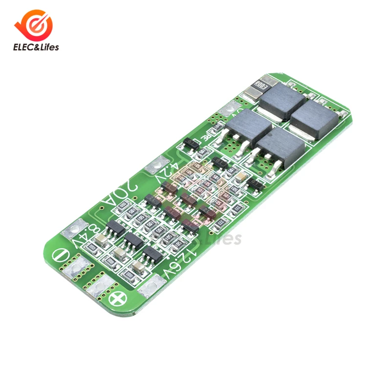 3S 20A литий ионная литиевая батарея 18650 зарядное устройство PCB плата защиты BMS 12 6 в