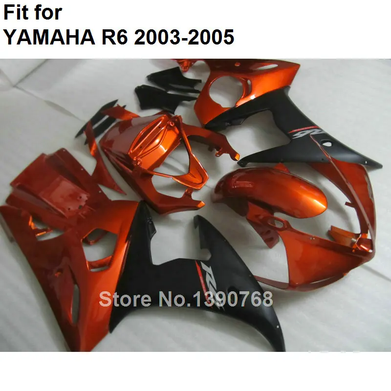 ABS пластик обтекатель для YAMAHA Обтекатели R6 2003 2004 2005 винно красный черный части