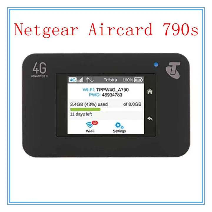 Разблокированная Мобильная точка доступа Netgear Aircard 790s (AC790S) 300 Мбит/с 4G Wi-Fi роутер (4G