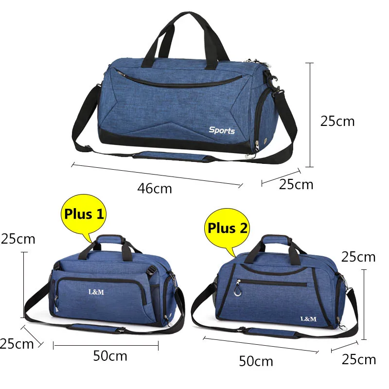 Dry Wet Swimming Gym Bags Sac De Sport Handbags Gymtas Yoga Mat Bag For Men Fitness Training Sports Tas Travel Outdoor XA617WA