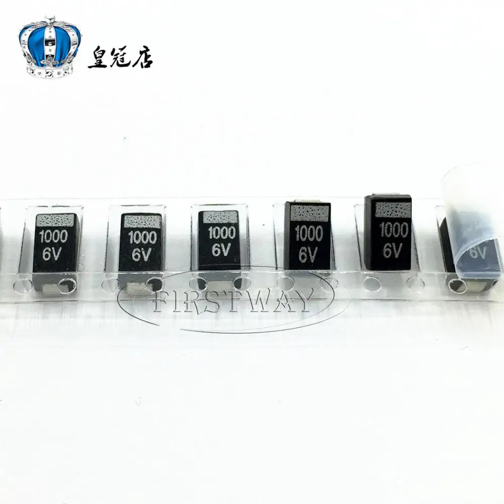 Пластырь тантал конденсатор 6 3 в 1000 мкФ Е типа 7343H 2917 108J черный capacitor 6.3v capacitor | Отзывы и видеообзор