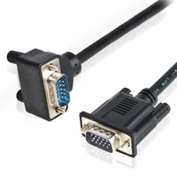vga angle cables 90 degree down angled direction 15pin 36 vga cable 1 5m 3m 5m 10m for projectorcomputermonitor hdtv 1080p