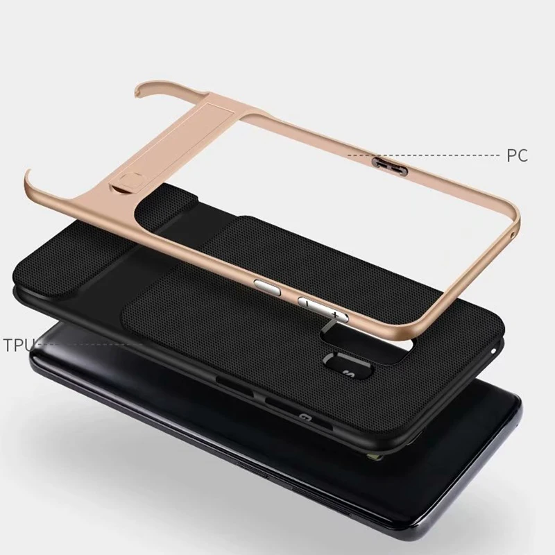 Чехол CAPSSICUM с откидной подставкой для Samsung Galaxy S9 Plus чехлы из поликарбоната