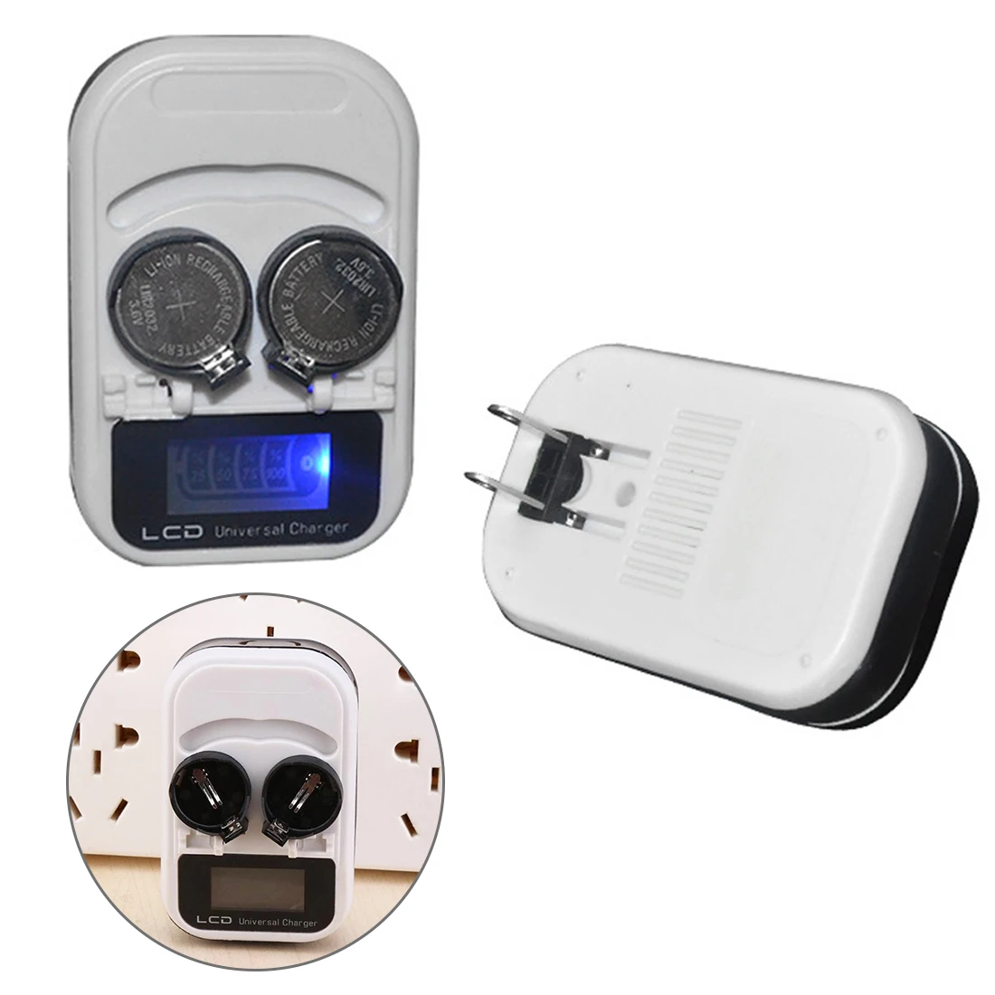 Зарядное устройство со светодиодным дисплеем 3 6 В с поддержкой LIR2032 LIR2025