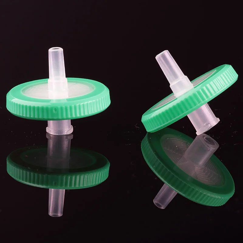 

100 Pieces Hydrophilic Polypropylene PP Syringe Filter 25mm 0.22um 0.45um
