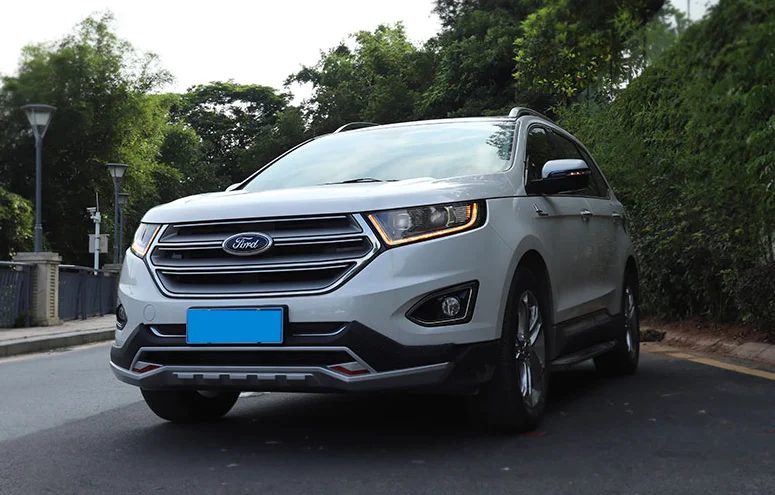 2 шт. светодиодный фонарь для Ford Edge- Автомобильный светодиодный фонарь с двойным ксеноновым объективом автомобильные аксессуары дневные ходовые огни противотуманные фары