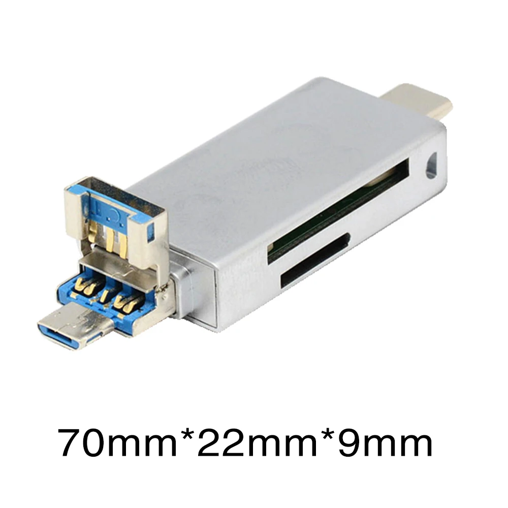 

5 IN 1 & Type C & micro USB Card Reader High-speed USB 2.0 SD TF OTG Mobile Phone USB C Memory Card Adapter for Android Computer