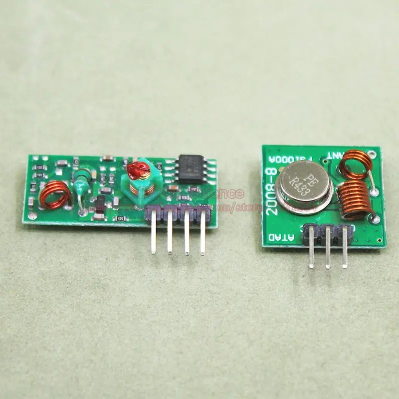 2 пар/лот 433 МГц RF Беспроводной Дистанционный режим передачи и приемный модуль