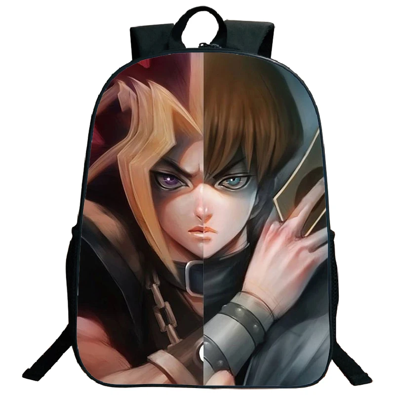 Школьный рюкзак Yu Gi Oh Yugi Kaiba модный красивый ранец с крутым рисунком Повседневная