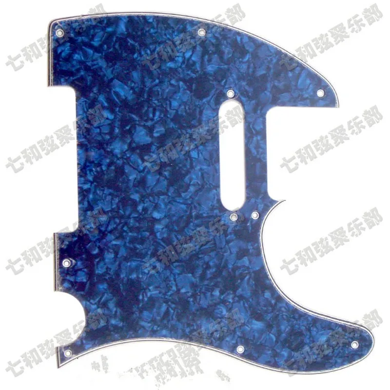 

Трехслойная плита для защиты от царапин для электрической гитары, синего цвета, с винтами, аксессуары для гитары