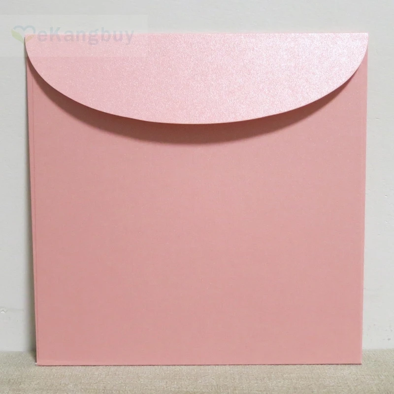 25 шт 16x16 см (6 2 &quotx 6 2&quot) толстый перламутровый бумажный конверт для свадебной